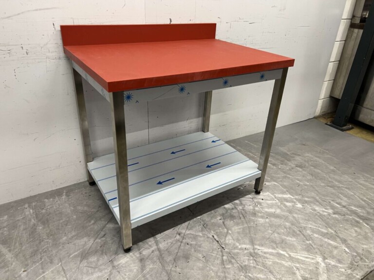 Rvs Hcb Polyethylene Pe Snijtafel Werktafel 100 Cm Horeca Slagerij